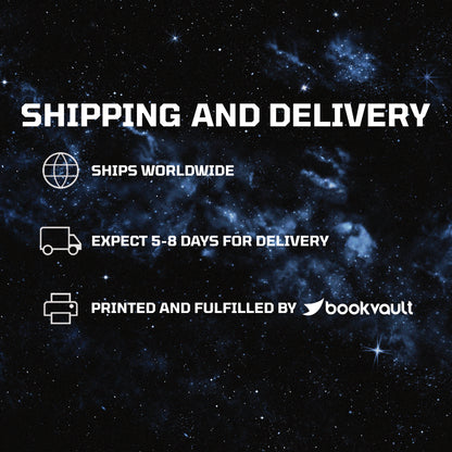 Shipping and Delivery:
Ships Worldwide
Expect 5-8 days for delivery
Printed and fulfilled by bookvault