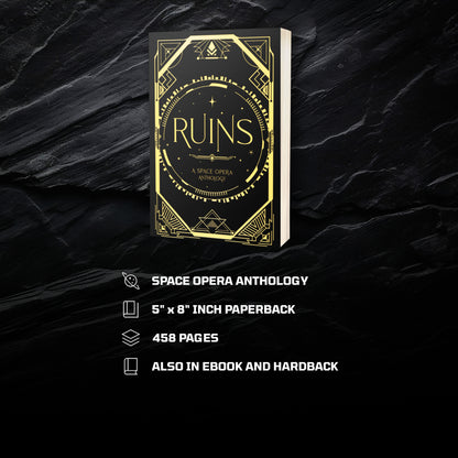 Reading Experience:
Space Opera Anthology
5" x 8" inch paperback
458 Pages
Also in ebook and hardback