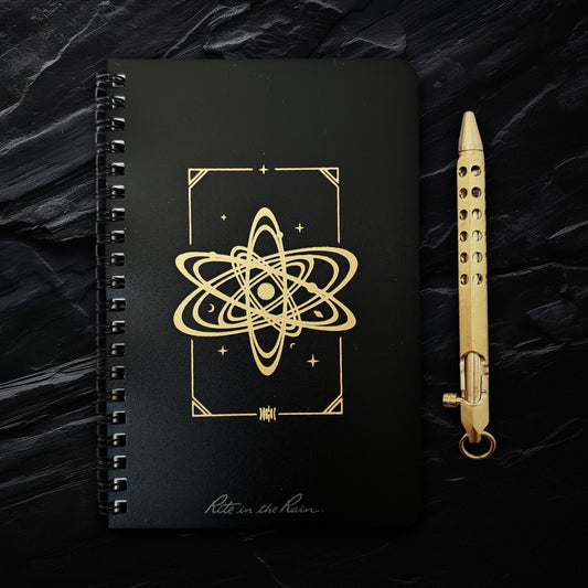 Notebook in Ruins theme