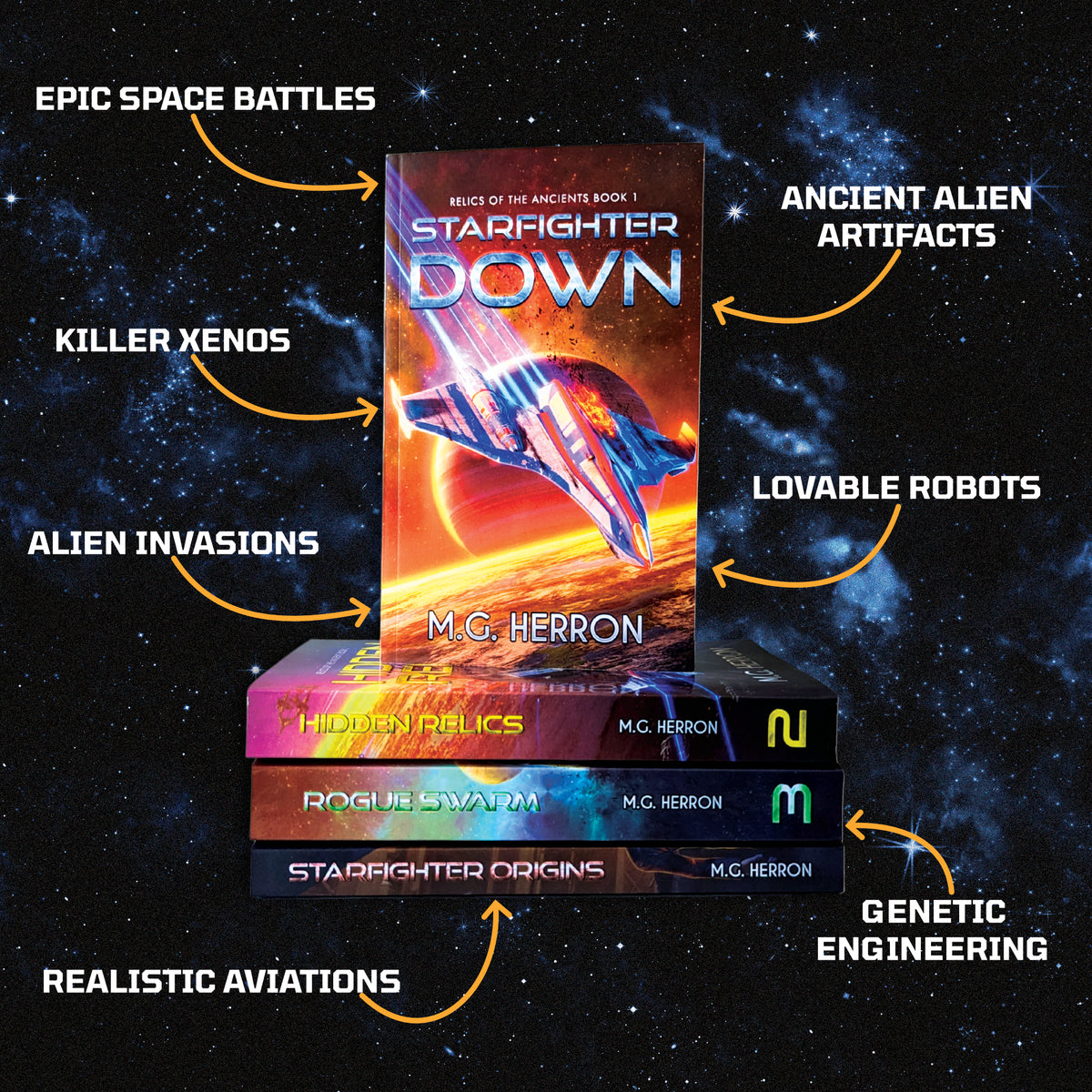 Relics Signed Paperback Bundle