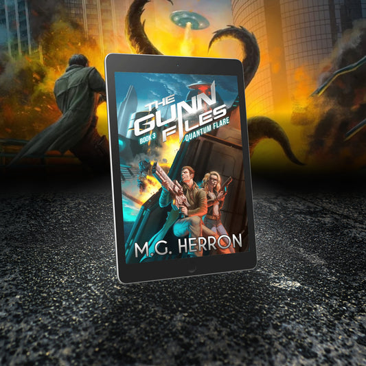 The Gunn Files book 3 Quantum Flare in ebook format by MG Herron