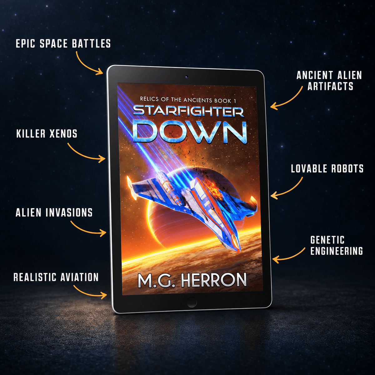 Book 1: Starfighter Down - MG Herron Books