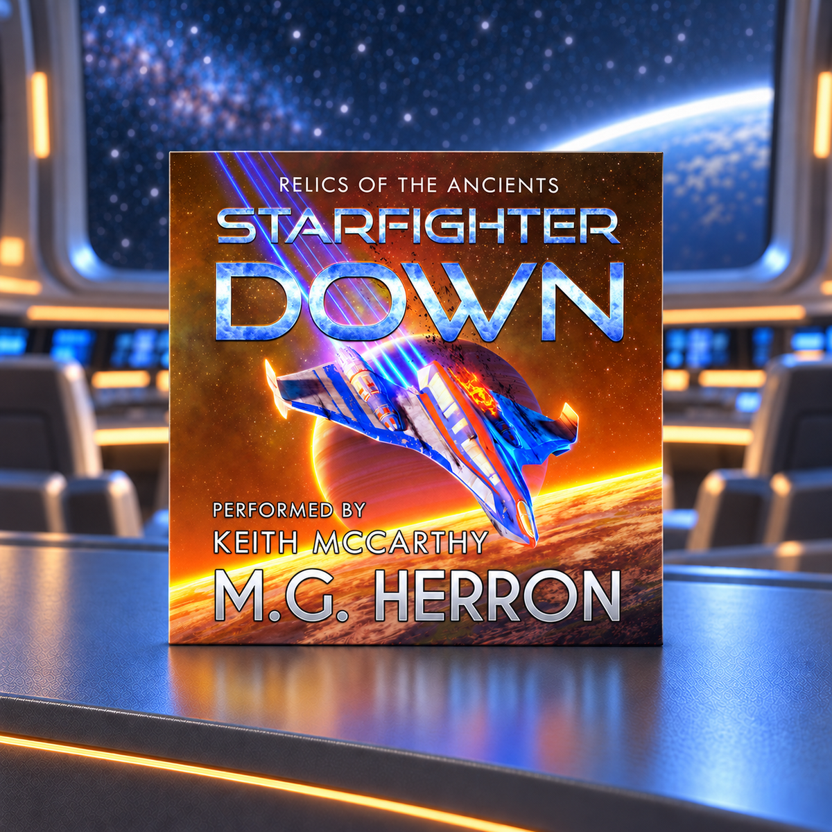 Book 1: Starfighter Down (Audiobook) - MG Herron Books