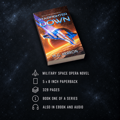 Book 1: Starfighter Down (Paperback) - MG Herron Books