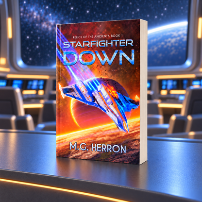 Book 1: Starfighter Down (Paperback) - MG Herron Books