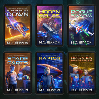 Multi-Series E-book Bundle: Relics of the Ancients + The Translocator Trilogy + The Gunn Files - MG Herron Books