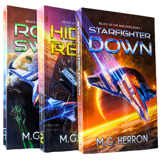 Relics of the Ancients (Books 1-3): A Military Space Opera Paperback Bundle - MG Herron Books