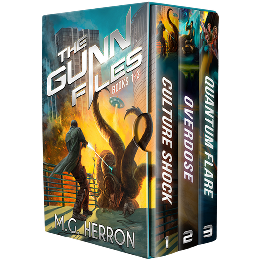 The Gunn Files (Book 1-3): A Bounty Hunter Sci-Fi Mystery E-Book Bundle - MG Herron Books