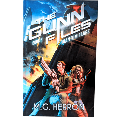 The Gunn Files (Book 1-3): A Bounty Hunter Sci-Fi Mystery Paperback Bundle - MG Herron Books